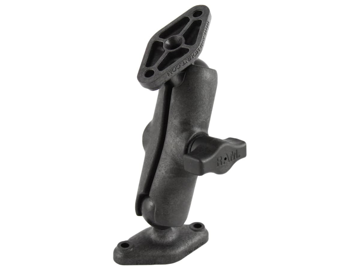 RAM Composite Double Socket Mount with 2/1" Ball Diamond Bases - RAP-B-102U - OC Mounts