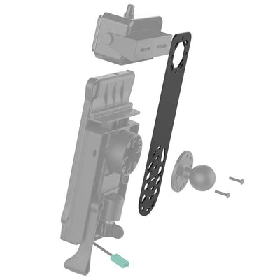 Standard RAM® Speaker/Microphone Bracket Adapter - RAM-101-MIC2U - OC Mounts