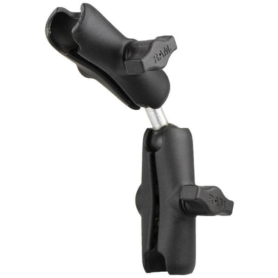RAM Medium Double Socket Arm, Dual Extension with Ball Adapter for B Size 1" Balls - RAM-B-201-201U - OC Mounts