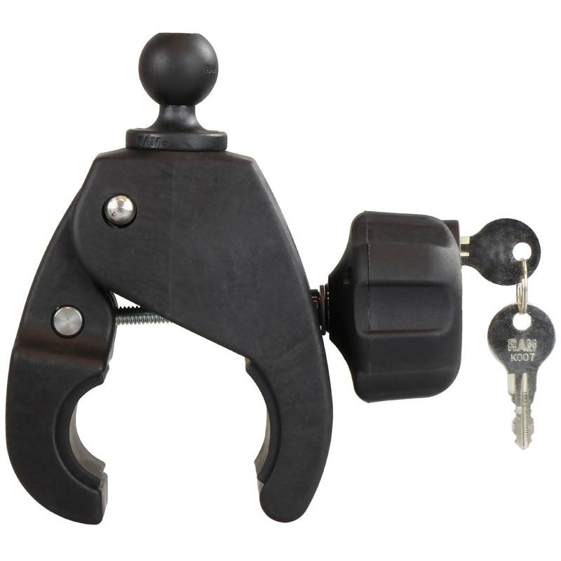 RAM Large Locking Tough-Claw™ with 1" Diameter Rubber Ball - RAP-B-401LU - OC Mounts