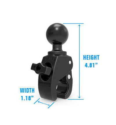 RAM Small Tough-Claw™ with 1.5" Diameter Rubber Ball - RAP-400U - OC Mounts