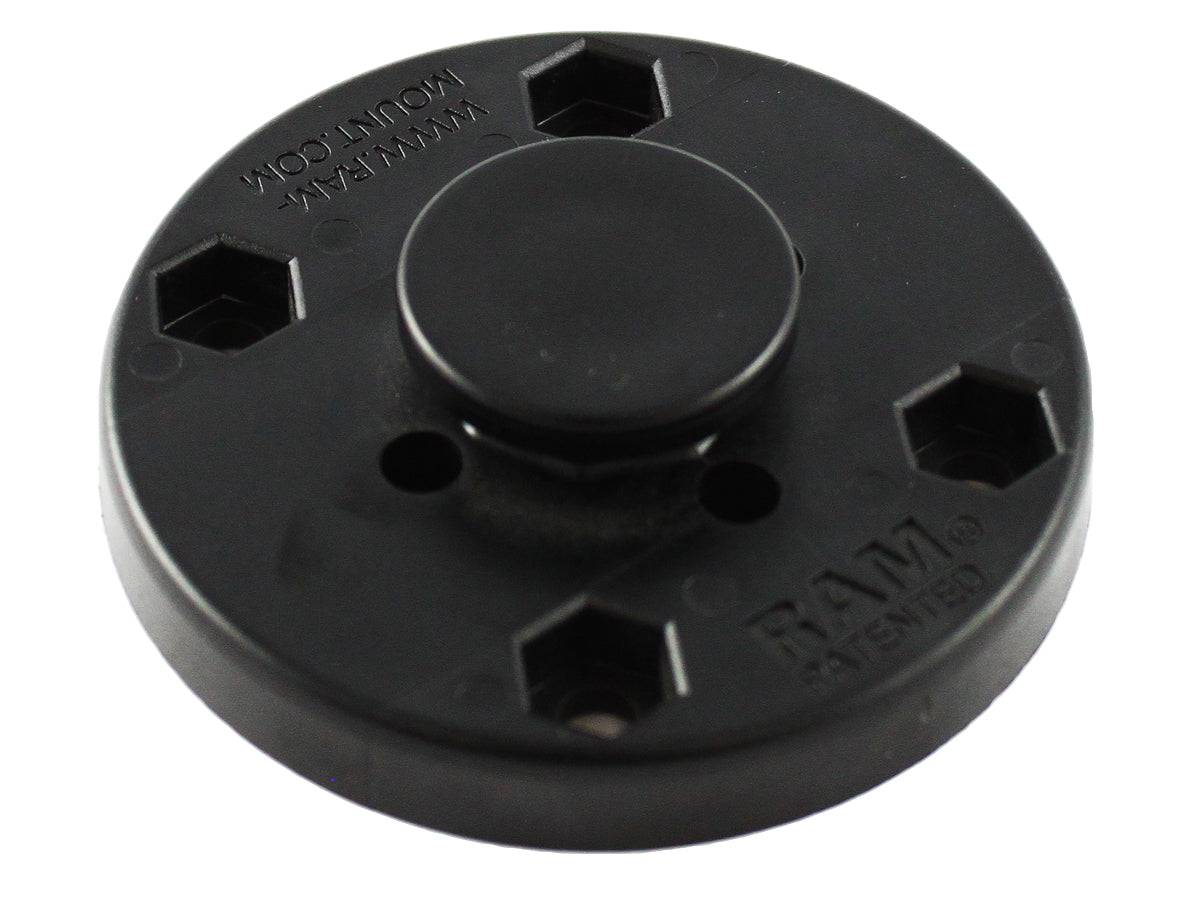 RAM® Composite Octagon Button with Round Plate - RAP-293U - OC Mounts