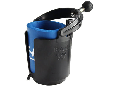 RAM Level Cup™ Drink Holder with Koozie - RAM-B-132BU - OC Mounts