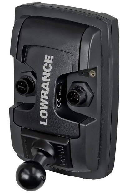 RAM Quick Release Adapter with B Size 1" Ball for "LIGHT USE" Lowrance Elite-4 & Mark-4 Series Fishfinders - RAM-B-202U-LO11 - OC Mounts