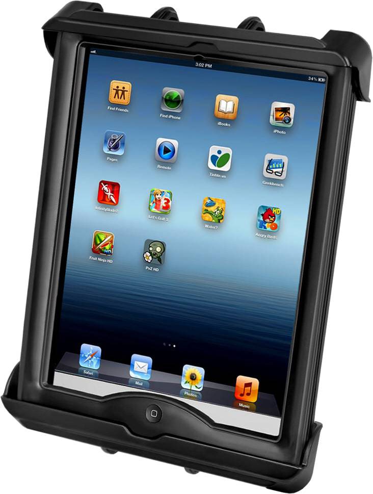 RAM Tab-Tite™ Universal Spring Loaded Cradle for the Apple iPad 1-4 with Case & more - RAM-HOL-TAB17U - OC Mounts