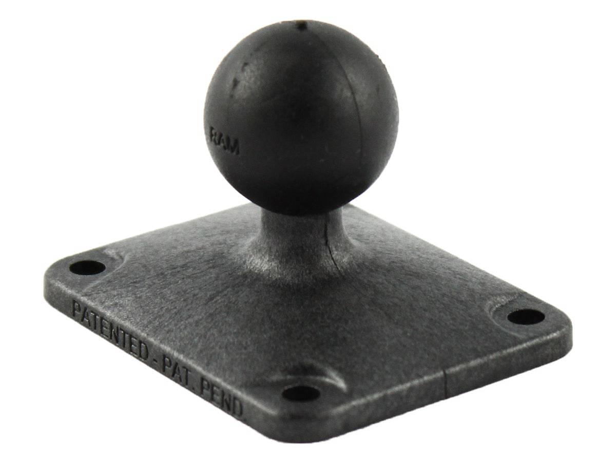 RAM 1" Ball Base and Composite Rectangular Plate with 1.5" x 2" 4-Hole Pattern - RAP-B-202U-225 - OC Mounts