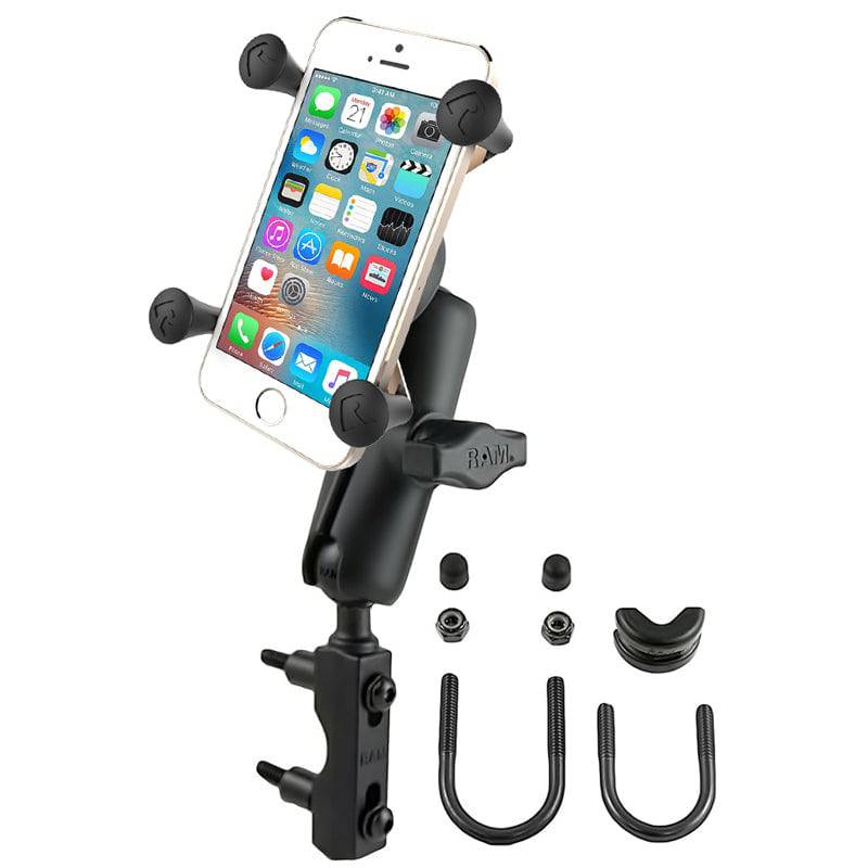 RAM Brake/Clutch Reservoir Mount with Universal RAM® X-Grip® Cell/iPhone Cradle - RAM-B-174-UN7U - OC Mounts