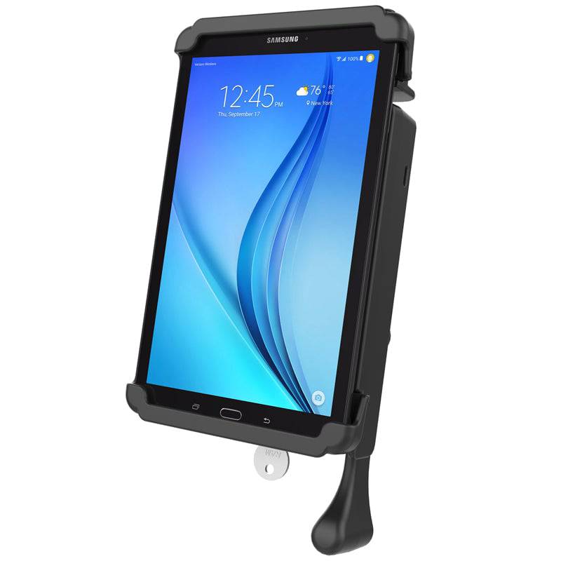 RAM Tab-Lock™ Locking Cradle for 8" Tablets including the Samsung Galaxy Tab 4 8.0 and Tab E 8.0 - RAM-HOL-TABL24U - OC Mounts