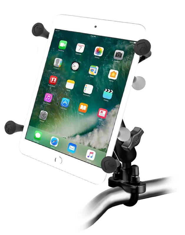 RAM Handlebar U-Bolt Mount with Universal RAM® X-Grip® Cradle for 7"-8" Tablets - RAM-B-149Z-UN8U - OC Mounts