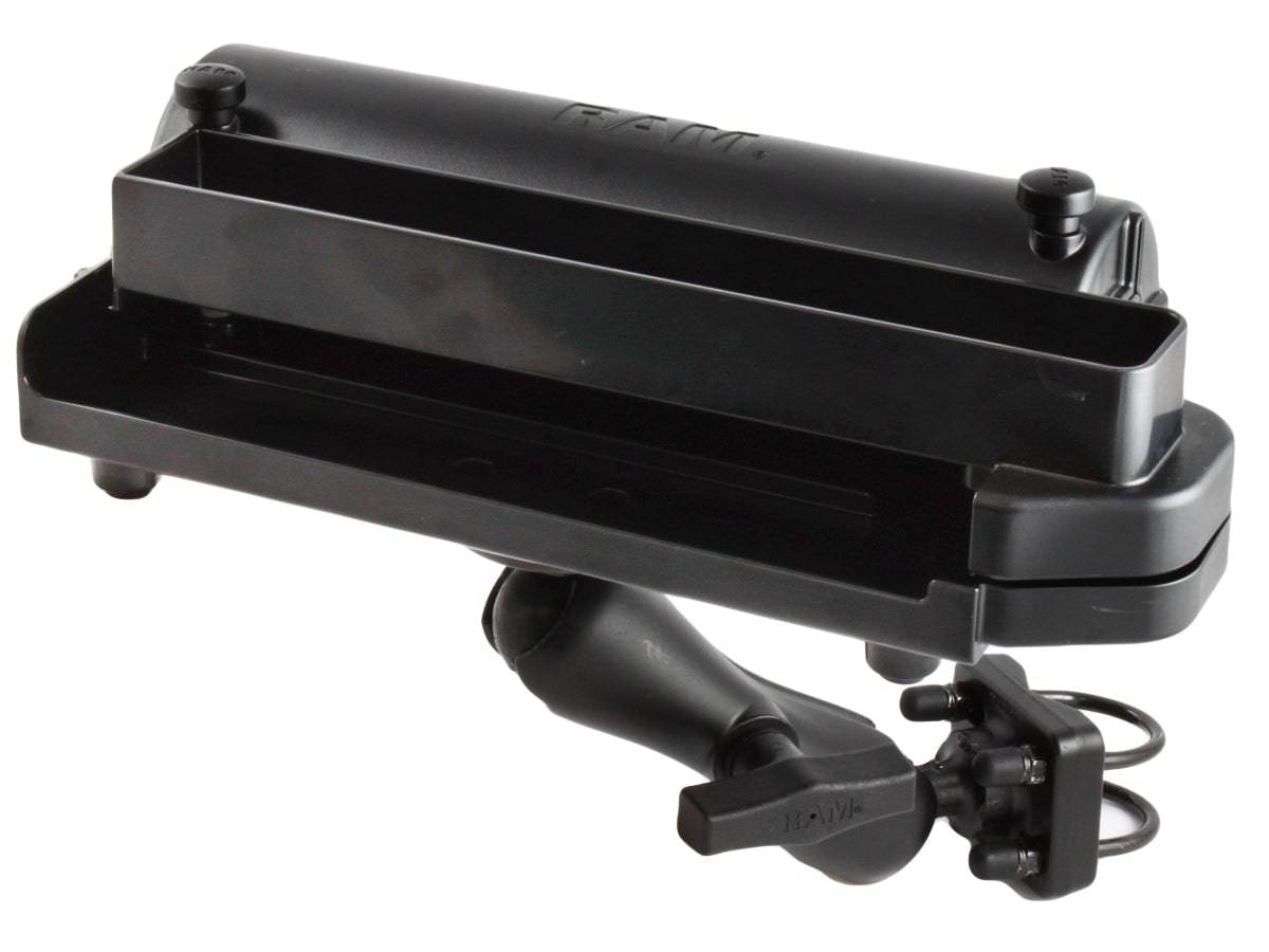 RAM Double U-Bolt Mount with Printer Cradle for the Brother PocketJet 7 series, 6/6 Plus & 673 - RAM-VPR-101-1 - OC Mounts