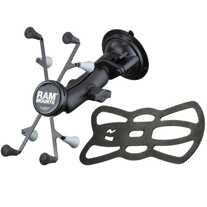 RAM Twist-Lock™ Suction Cup Mount with Universal RAM® X-Grip® Cradle for 7"-8" Tablets - RAM-B-166-UN8U - OC Mounts