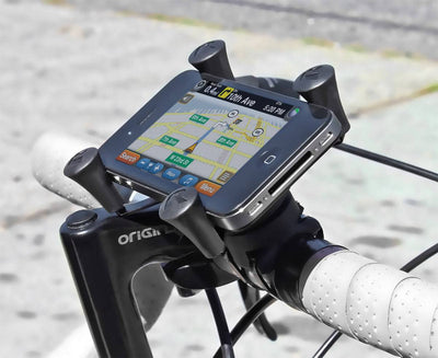RAM EZ-ON/OFF™ Bicycle Mount with Universal RAM® X-Grip® Phone Cradle - RAP-274-1-UN7U - OC Mounts
