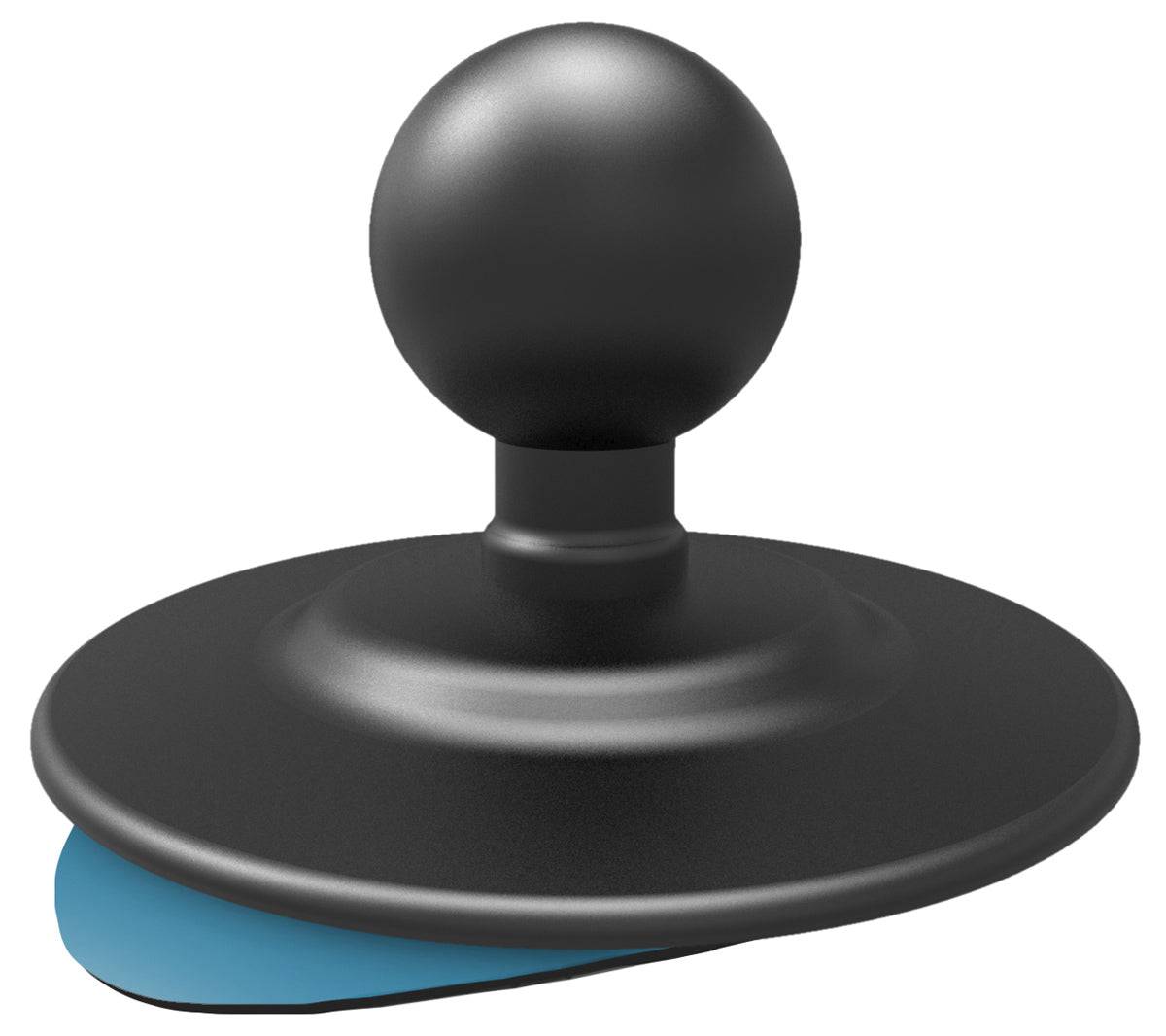 RAM 1" Ball Mount with Short, Double Socket Arm, 2.5" Flex Adhesive Base & Diamond Base Adapter; - RAP-B-378-A-238U - OC Mounts
