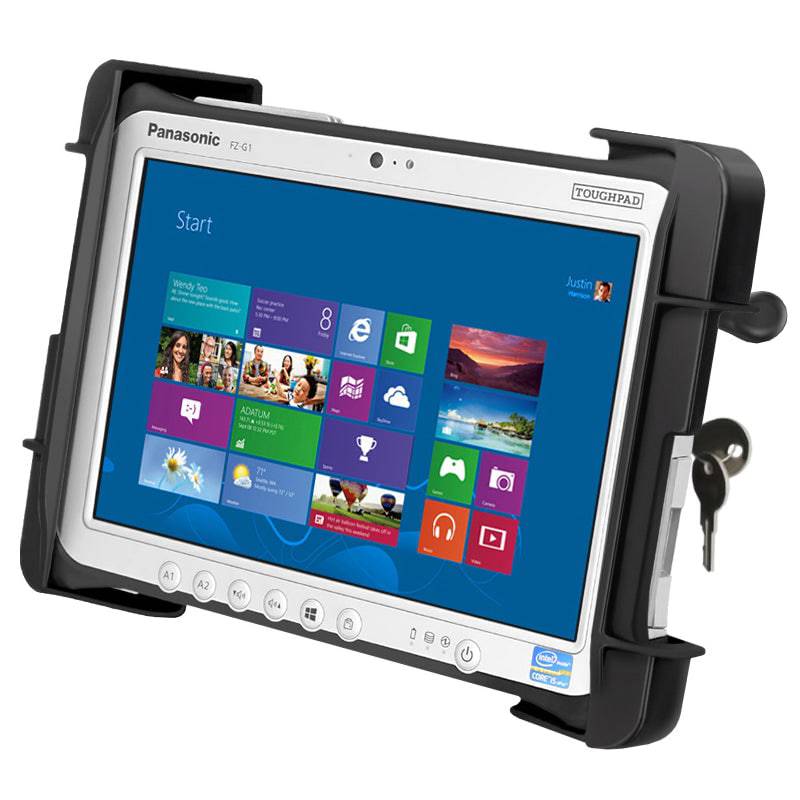 RAM Tab-Lock™ Locking Cradle for the Panasonic Toughpad FZ-G1 - RAM-HOL-TABL19U - OC Mounts