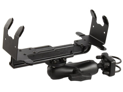 RAM Printer Cradle, Double Socket Arm & Double U-Bolt Base for the HP DeskJet 450/470 - RAM-VPR-103-1 - OC Mounts