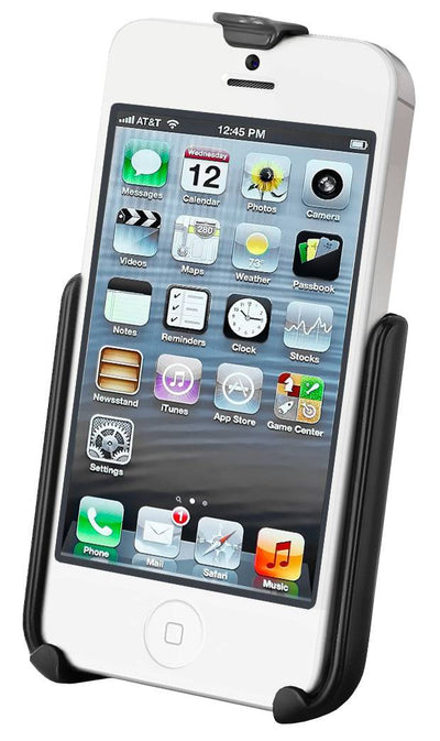 RAM Model Specific Cradle for the Apple iPhone 5 & iPhone 5s WITHOUT CASE, SKIN OR SLEEVE - RAM-HOL-AP11U - OC Mounts
