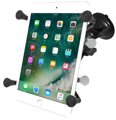 RAM Twist-Lock™ Suction Cup Mount with Universal RAM® X-Grip® Cradle for 7"-8" Tablets - RAM-B-166-UN8U - OC Mounts