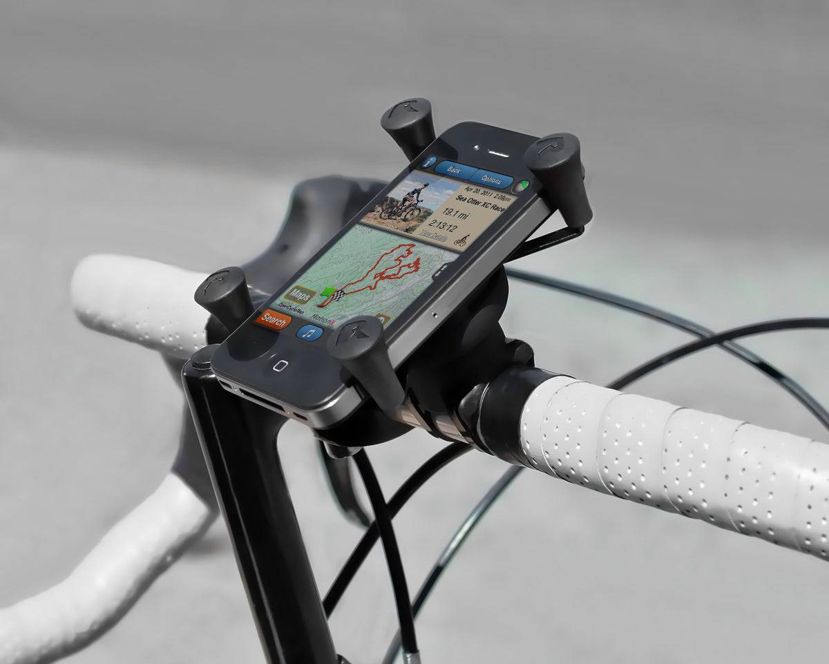 RAM EZ-ON/OFF™ Bicycle Mount with Universal RAM® X-Grip® Phone Cradle - RAP-274-1-UN7U - OC Mounts