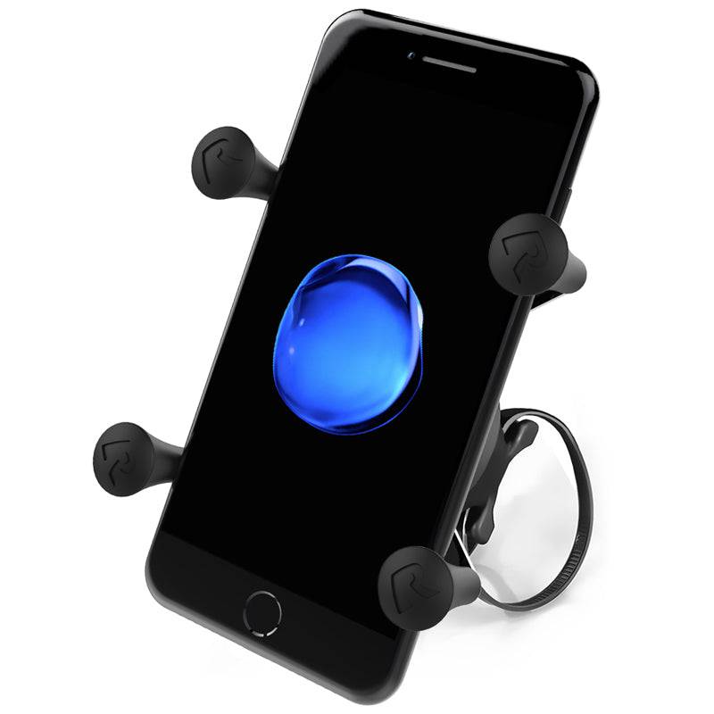 RAM EZ-ON/OFF™ Bicycle Mount with Universal RAM® X-Grip® Phone Cradle - RAP-274-1-UN7U - OC Mounts