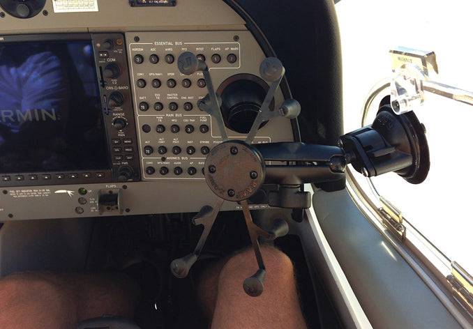 RAM Twist-Lock™ Suction Cup Mount with Universal RAM® X-Grip® Cradle for 7"-8" Tablets - RAM-B-166-UN8U - OC Mounts