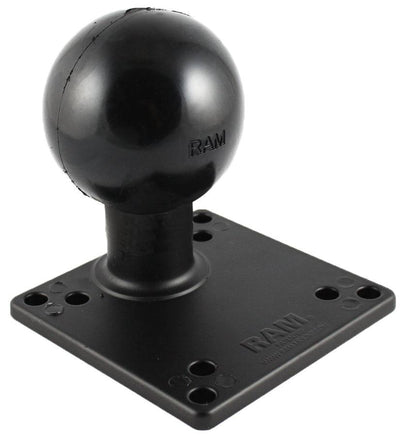 RAM 100mm X 100mm/75mm X 75mm VESA 4.75" Plate with 3.38" Diameter Ball - RAM-E-246U - OC Mounts