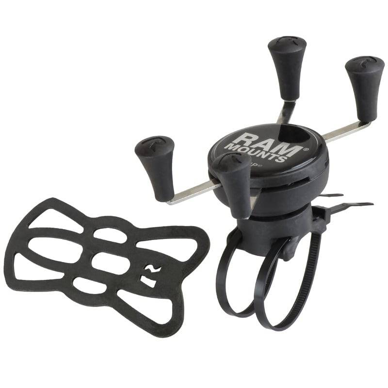 RAM EZ-ON/OFF™ Bicycle Mount with Universal RAM® X-Grip® Phone Cradle - RAP-274-1-UN7U - OC Mounts