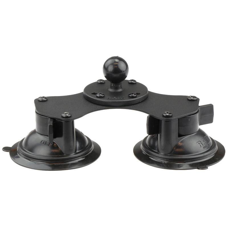 RAM Double Suction Cup Base with B Size 1" Ball - RAM-B-189B-202U - OC Mounts
