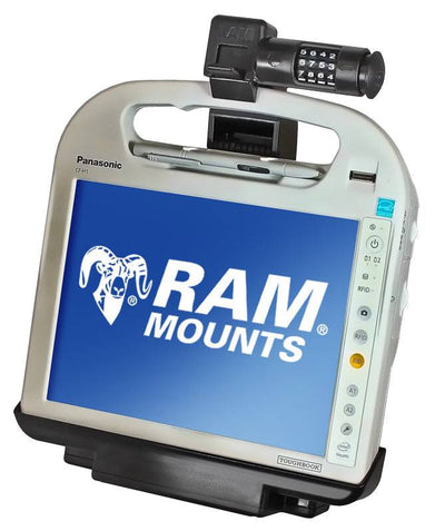 RAM Powered Dock for the Panasonic Toughbook CF-H1 Field & Health, CF-H2 Field & Health - RAM-HOL-PAN5PU - OC Mounts