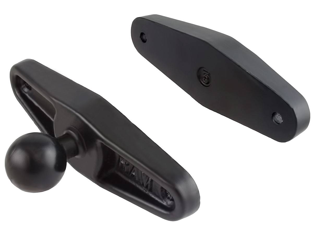 RAM 5" Max Width Clamp Base with 1.5" Ball (No Hardware) - RAM-247U-5NH - OC Mounts