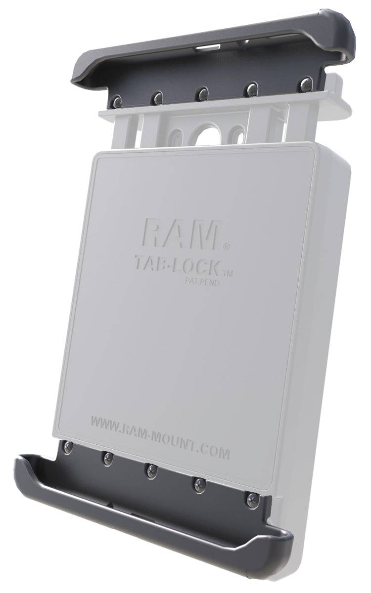 RAM Tab-Tite™ Cradle (2 qty) Cup Ends for 8" Tablets including the Samsung Galaxy Tab A 8.0 - RAM-HOL-TAB27-CUPSU - OC Mounts