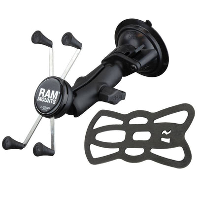 RAM Twist-Lock™ Suction Cup Mount with Universal RAM® X-Grip® Large Phone/Phablet Cradle - RAM-B-166-UN10U - OC Mounts