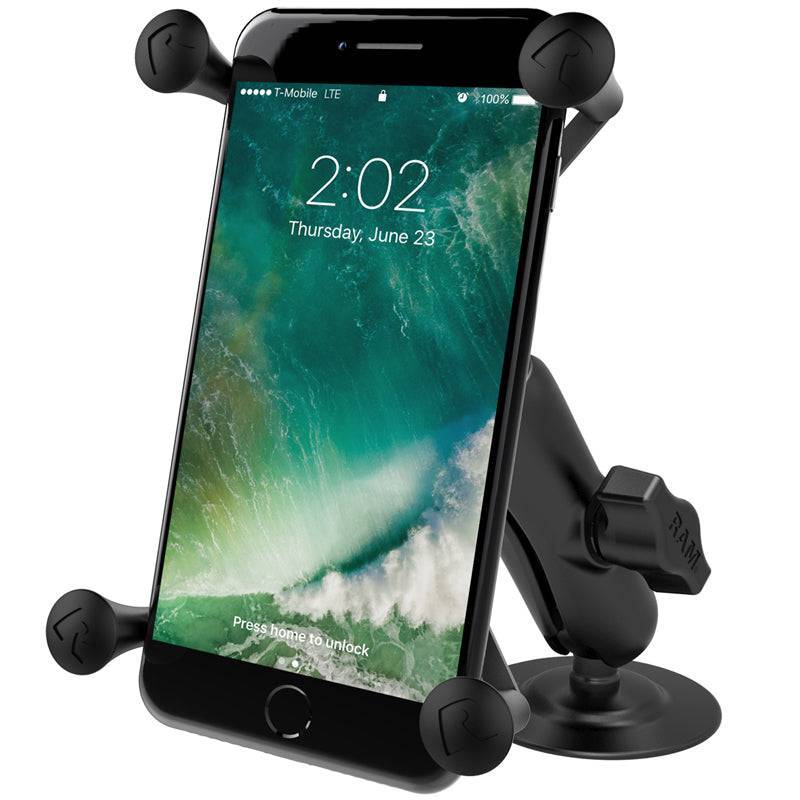 RAM Flex Adhesive Mount with Universal RAM® X-Grip® Phone/Phablet Cradle - RAP-B-378-UN10U - OC Mounts