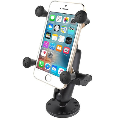 RAM Flat Surface Mount with Universal RAM® X-Grip® Cell/iPhone Cradle - RAM-B-138-UN7U - OC Mounts