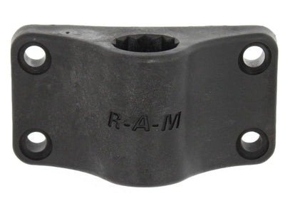 RAM ROD® Bulkhead Vertical Base for Spline Posts - RAM-114BMU - OC Mounts