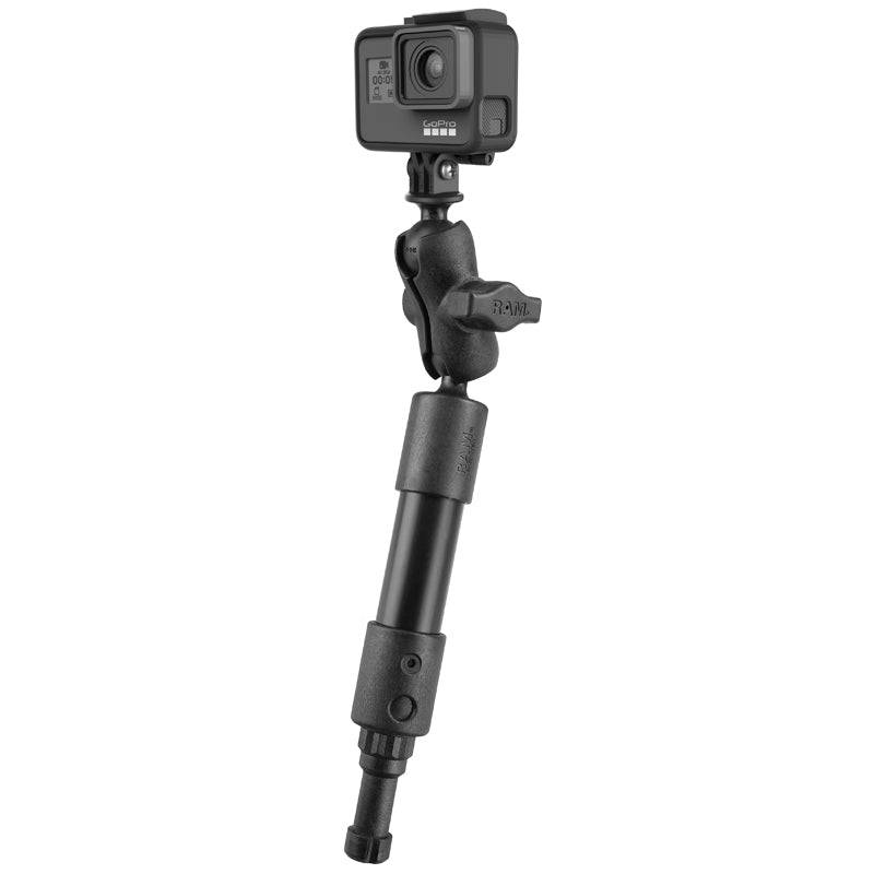9" Tough-Pole™ Camera Mount with Spline Post - RAP-114-PSP-4-A-GOP1 - OC Mounts