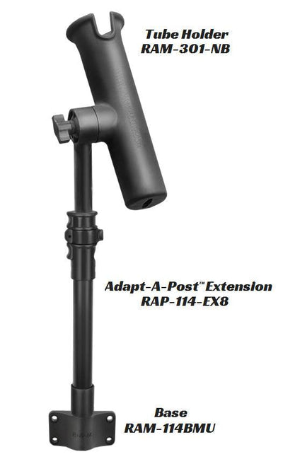 RAM Adapt-A-Post™ 11" Extension Pole - RAP-114-EX8 - OC Mounts