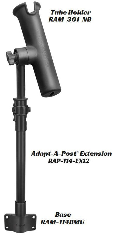 RAM Adapt-A-Post™ 15" Extension Pole - RAP-114-EX12 - OC Mounts