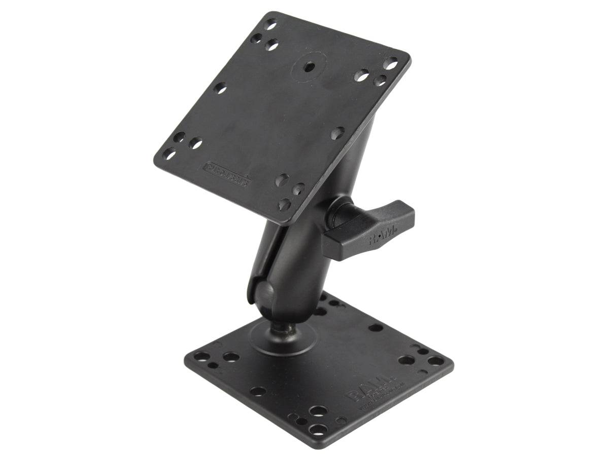Mount - Double Socket Arm with Two 100mm VESA Plates - RAM Mount - RAM-102U-246 - OC Mounts
