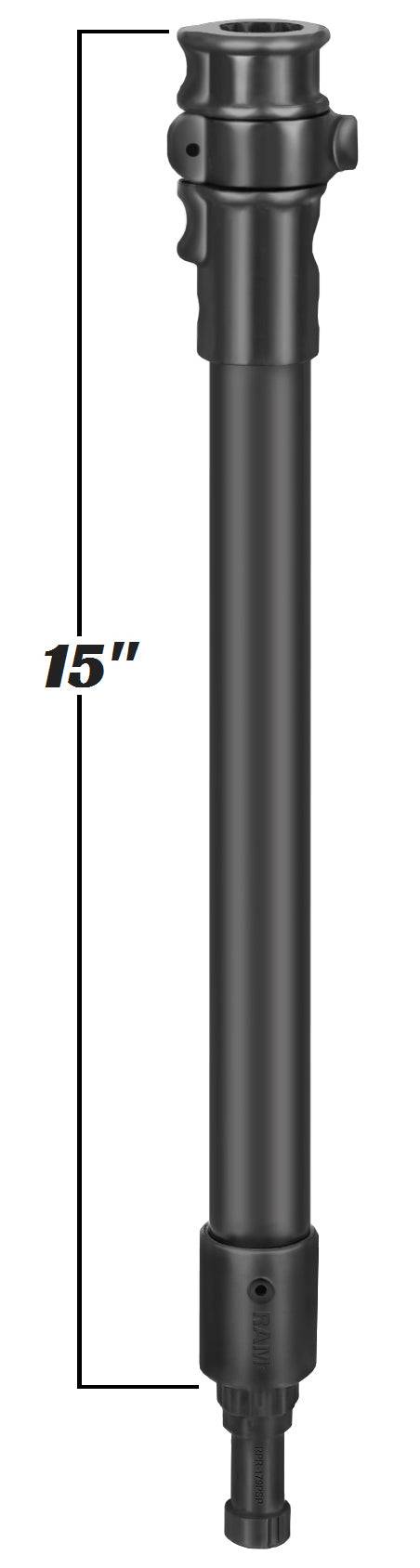 RAM Adapt-A-Post™ 15" Extension Pole - RAP-114-EX12 - OC Mounts