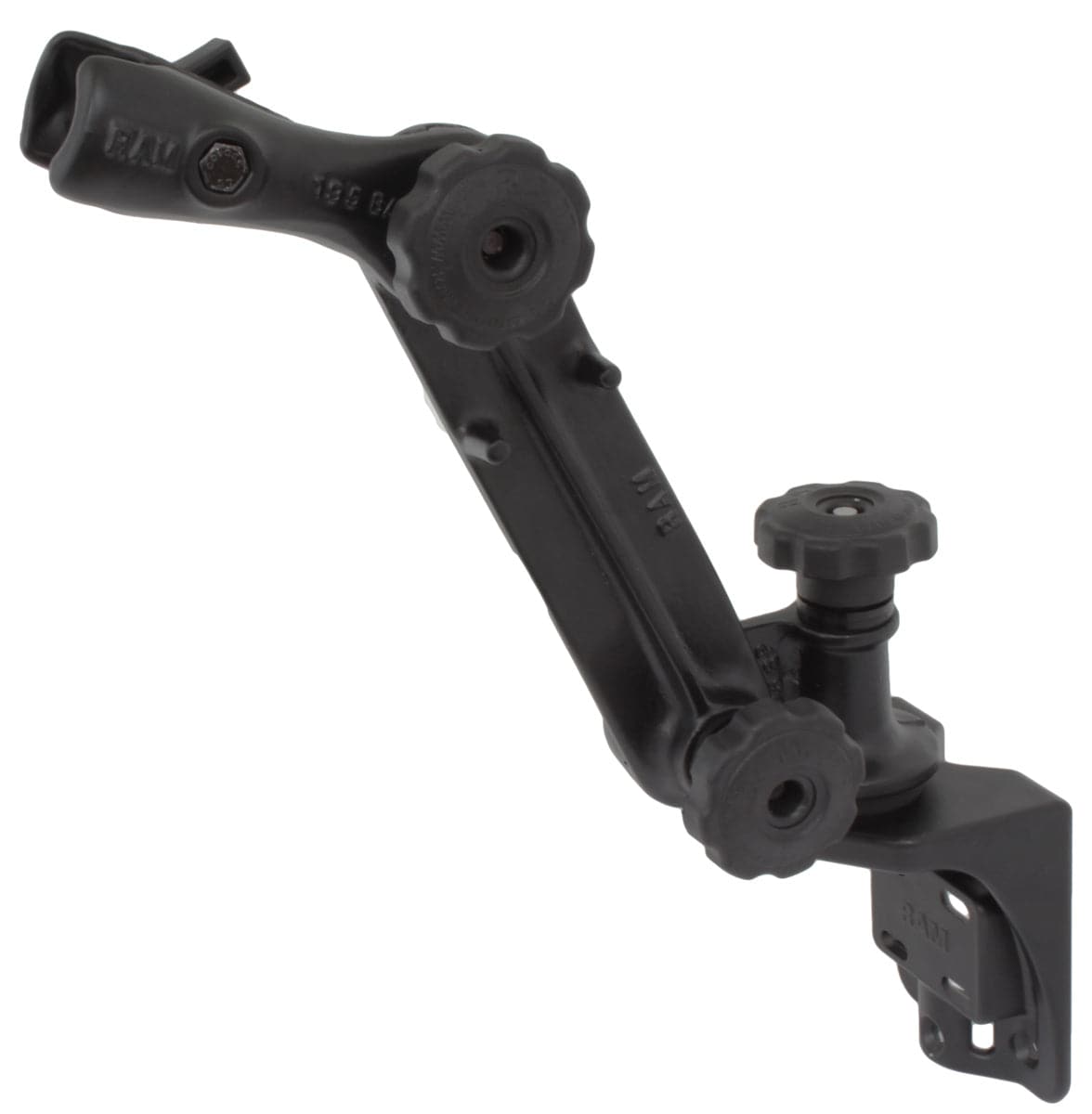 RAM Ratchet Horizontal Mount with 1.5" Single Socket Arm - RAM-162V-MC5 - OC Mounts