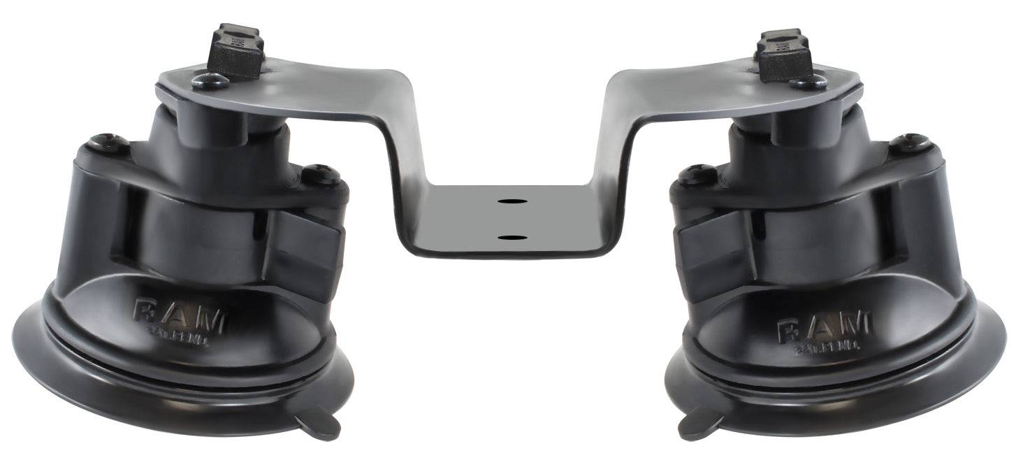RAM® Dual Articulating Suction Cup Base - RAM-189B-PIV1U - OC Mounts
