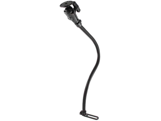 RAM POD I Universal No-Drill™ Vehicle Mount with 30" Rigid Aluminum Rod & 1.5" Dia. Bal Round Adapter Base - RAM-316-1-30-202U