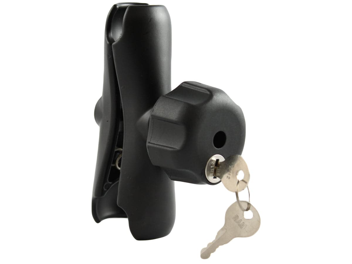 RAM Double Socket Arm with Steel Locking Knob for C Size 1.5" Balls - RAM-201LSU - OC Mounts