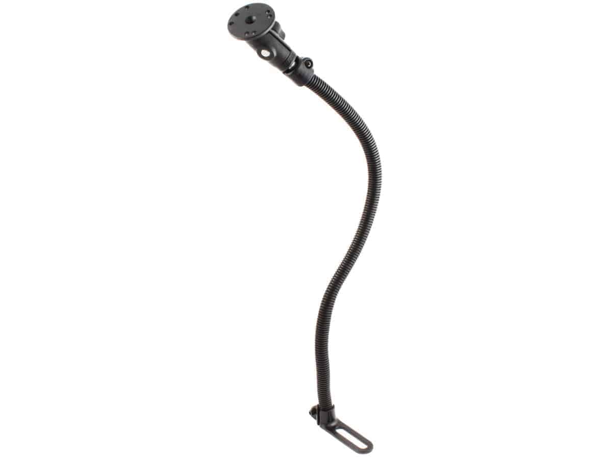 RAM POD 24" No-Drill™ Vehicle Mount with B Size 1" Ball on Round Plate with AMPs Hole Pattern - RAM-B-316-1-24-202U - OC Mounts