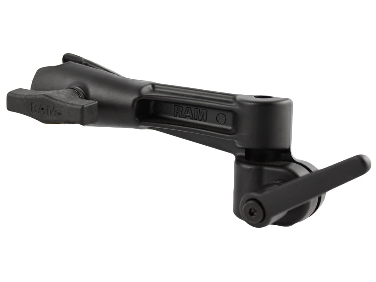 RAM 6" Extension Swing Arm with 1/2" NPT Hole and T-Knob with 1.5" Single Socket Arm - RAM-261MU - OC Mounts