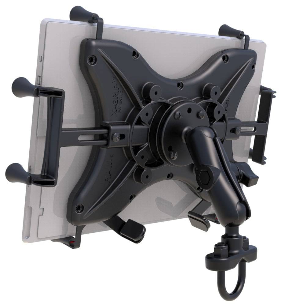 RAM Handlebar U-Bolt Mount with Universal RAM® X-Grip® Cradle for 12" Tablets - RAM-B-149Z-UN11U - OC Mounts