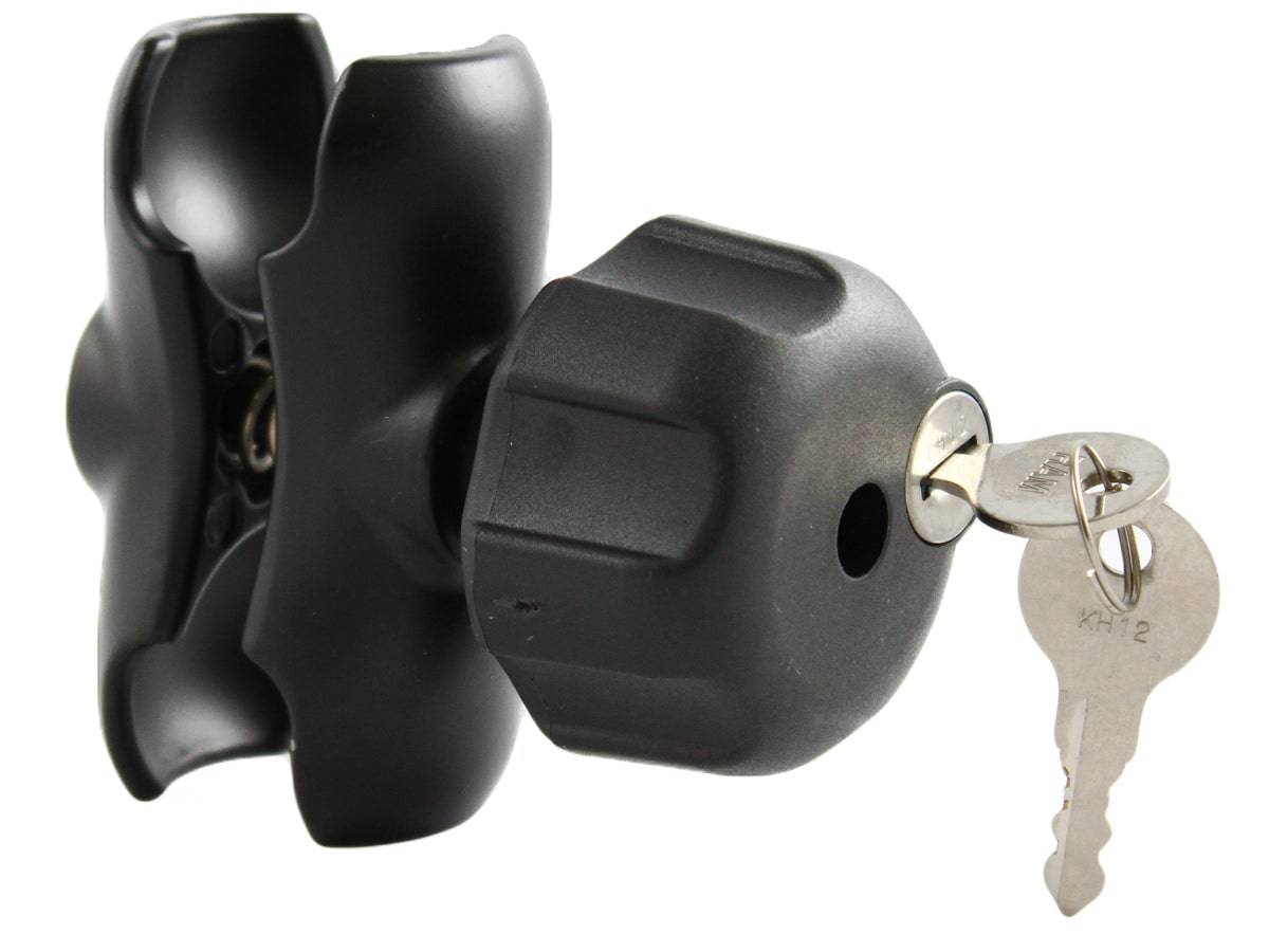 RAM Double Socket Arm with Small Size Locking Knob for C Size 1.5" Balls - RAM-201U-BL - OC Mounts