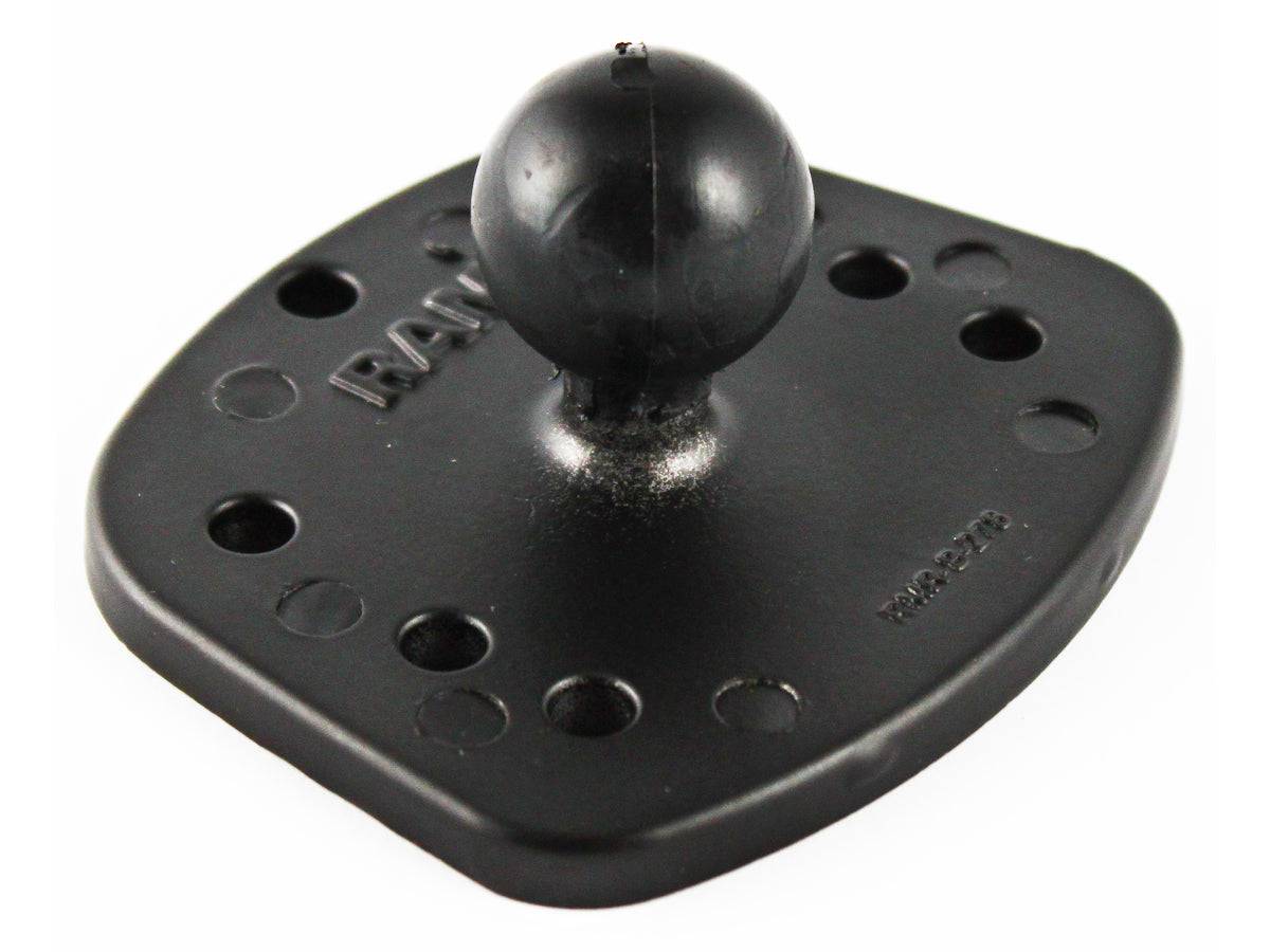 RAM Marine Electronic Adapter Base with 1" Ball for the Eagle Cuda, FishEasy, Humminbird Piranha & Lowrance X-4 - RAM-B-107-1BU - OC Mounts