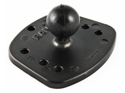 RAM Marine Electronic Adapter Base with 1" Ball for the Eagle Cuda, FishEasy, Humminbird Piranha & Lowrance X-4 - RAM-B-107-1BU - OC Mounts
