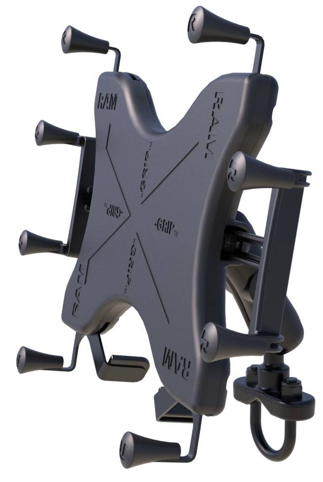 RAM Handlebar U-Bolt Mount with Universal RAM® X-Grip® Cradle for 12" Tablets - RAM-B-149Z-UN11U - OC Mounts